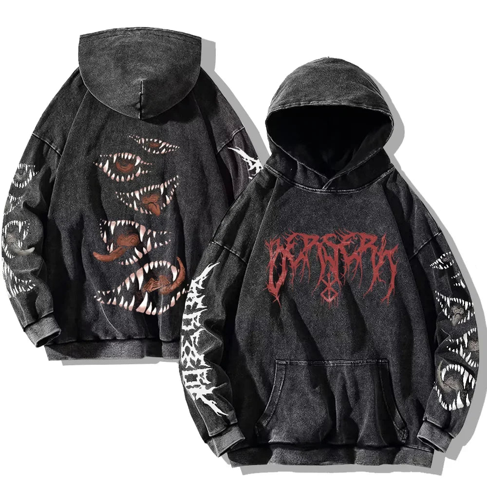 Herr Hoodie - Gotisk Vintage & Oversize