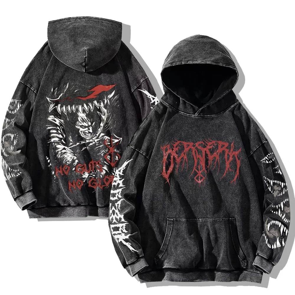 Herr Hoodie - Gotisk Vintage & Oversize