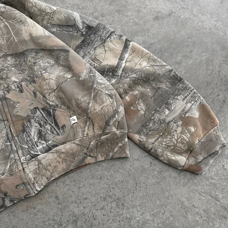 Unisex Camo Hoodie | High Street & Retro Streetwear Style