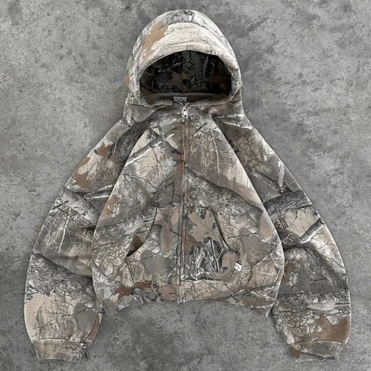 Unisex Camo Hoodie | High Street & Retro Streetwear Style